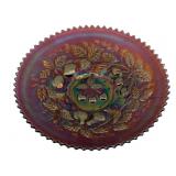 Carnival Glass Plate - 9" Round