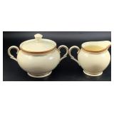 Vintage Rorstrand Sweden Porcelain Sugar & Creamer