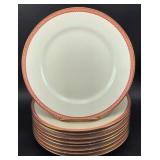 9 Vintage Rorstrand Sweden Porcelain Plates
