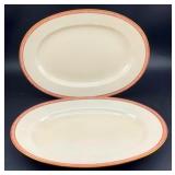 2 Vintage Rorstrand Sweden Porcelain Platters