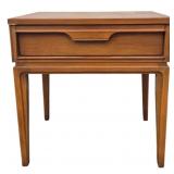 MCM Walnut 1 Drawer Stand by Basic Witz
