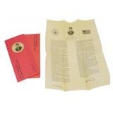 2 1961 JFK Inaugural Address Replicas