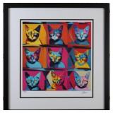 9 LIVES NUMBERED AND SIGNED GICLEE BY CHARIS