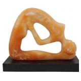 Abstract Mid Century Alabaster Sculpture