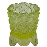 Glass Toothpick Holder - 2.75" Tall