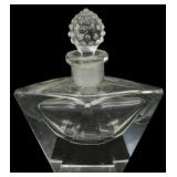 Glass Crystal Perfume Bottle 5"