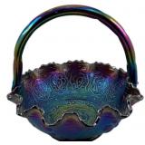 Fenton Glass Basket - 8 x 8 x 8
