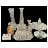 Lot Assorted Glass Items