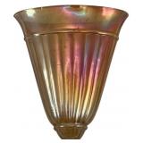 Carnival Glass Wall Vase - 6" Tall