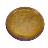 Carnival Glass Plate - 8" Round