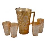 Pitcher & 4 Tumblers