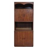 Mid Century Lane 2 Pc Bookcase