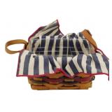 1993 Longaberger Basket w/ Cloth & Liner