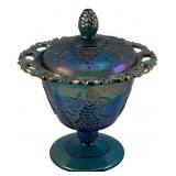 Carnival Glass Candy Dish - 7.5 x 6