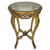 Fancy Gold Table 27"x18.5"