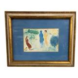 "Le Judgement de Chloe" by Marc Chagall