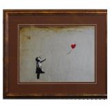 HEART BALLOON GIRL BY BANKSY