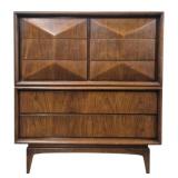 Mid Century United Furniture Walnut Chest