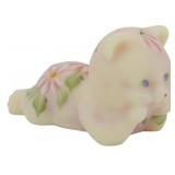 Fenton Burmese Day Dreaming Bear Signed