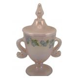 Fenton Signed Candy Dish - 9.25 x 6 x 4