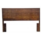 Walnut Full Size Mid-Century Headboard