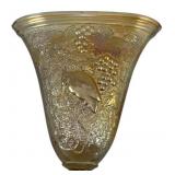 Carnival Glass Wall Vase - 8" Tall