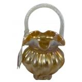 Fenton Glass Basket - 9 x 5 x 5