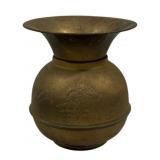 Pony Express Chewing Tobacco Brass Spittoon