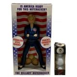 Hillary Clinton Nutcracker & Bill Golf balls