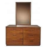 Mid Century Lane Dresser with Mirror