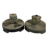 2 Wood Bases - 8 x 10.5