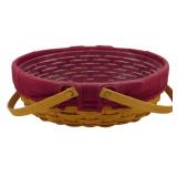2002 Longaberger Brownie Basket w/ Liners