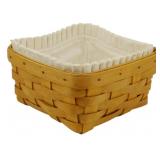 1997 Longaberger Basket w/ Cloth Liner