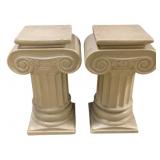 2 Plaster Columns - as is - damaged