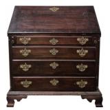 Early Chippendale Dovetail Case Desk