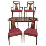 Mid Century Dining Table w/ 4 Chairs