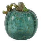 Handblown Glass Pumpkin 6"x4.5"