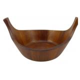 Vintage Dansk Staved Teak Viking Bowl