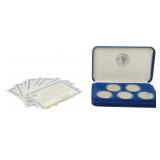 1921-1925 US Peace Dollars Uncirculated Set