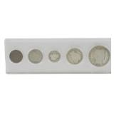 1900 US 5 Coin Cased Proof Set