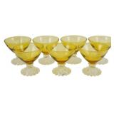 7 Anchor Hocking Berwick Boopie Amber Glasses