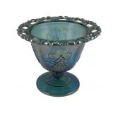 Carnival Glass Compote - 5 x 6