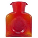 Blenko #2631 Red Water Bottle 8"