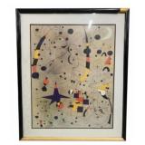 "Acrobatic Dancers" by Joan Miro Signed Art