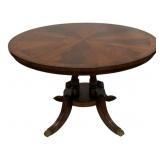 Alden Home Banded Inlay Mahogany Dining Table
