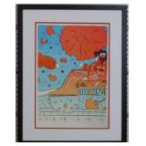 UMBRELLA LADY GICLEE BY PETER MAX
