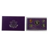 1992 United States 5 Coin Proof Set w/ Box