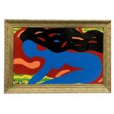 Thomas Pulgini Oil on Board Signed & Framed