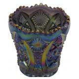 Imperial Light Blue Hobstar Toothpick Holder