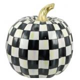 Mackenzie Childs Courtly Check Pumpkin